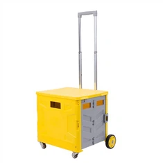 Rollende opvouwbare winkelwagen