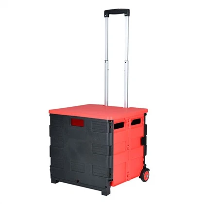 Opvouwbare plastic trolleykar