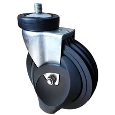 5 inch zwenkwielen met rem